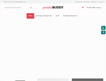 Tablet Screenshot of portablebuddy.com